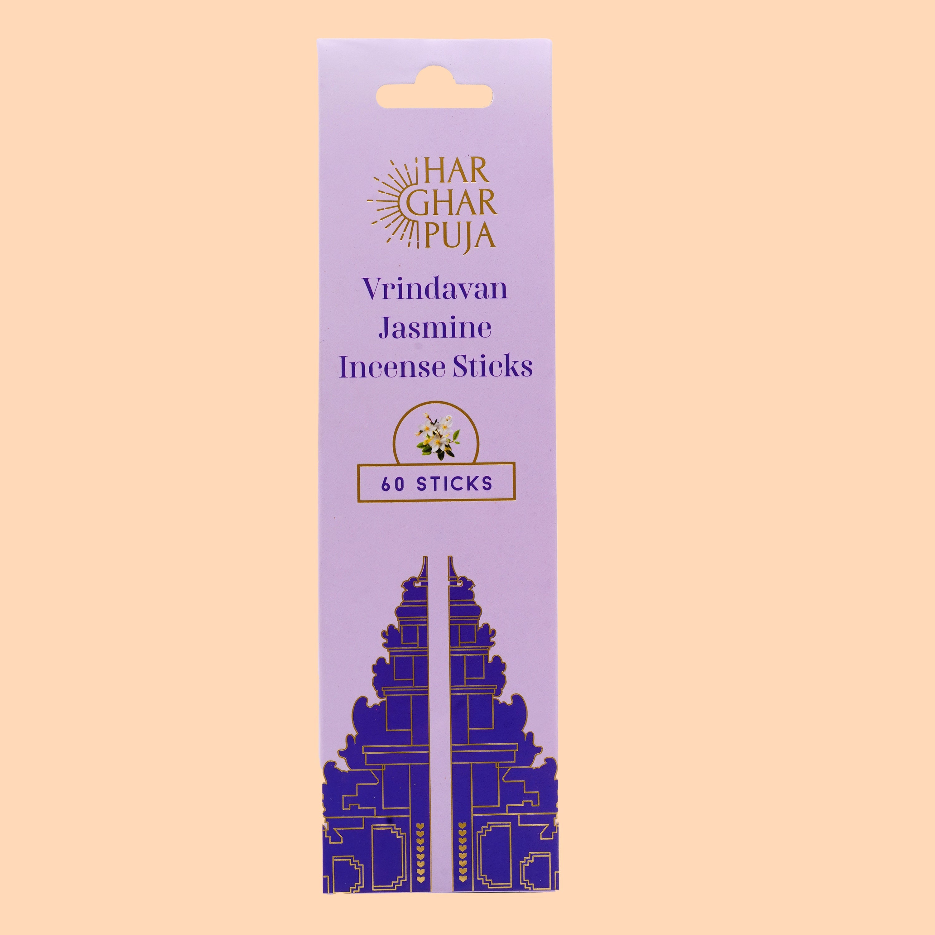 Har Ghar Puja Vrindavan Jasmine Incense Stick (Set of 2)