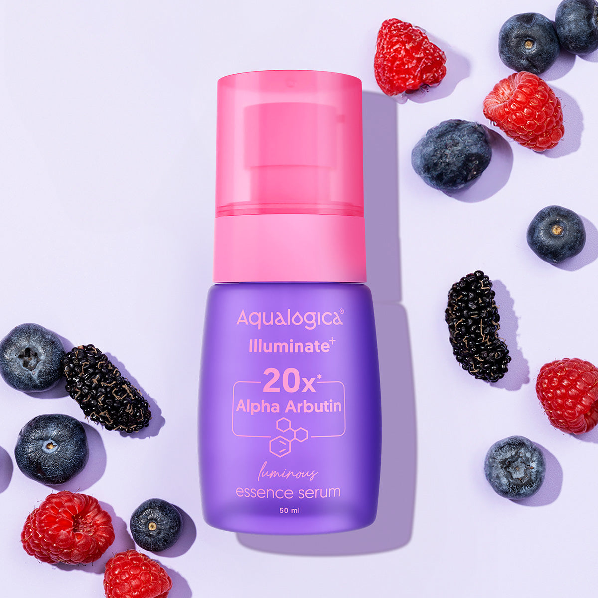 Aqualogica Illuminate+ 20X Alpha Arbutin Luminous Essence Serum - 50ml