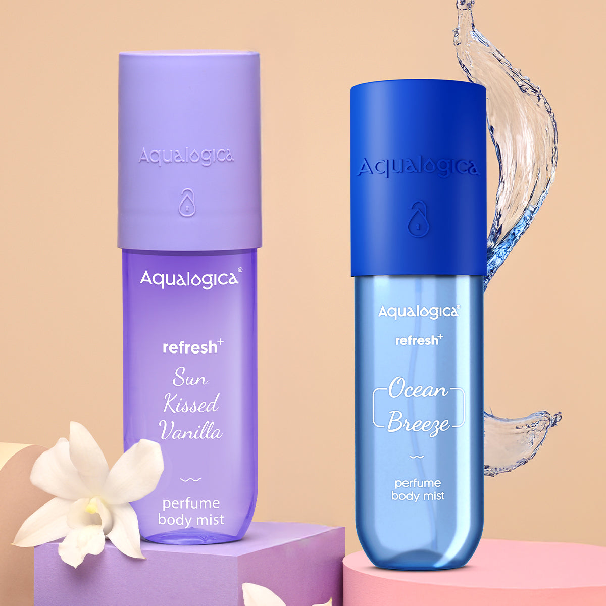 Aqualogica Refresh+ Ocean Breeze & Vanilla Kiss Body Mist Duo