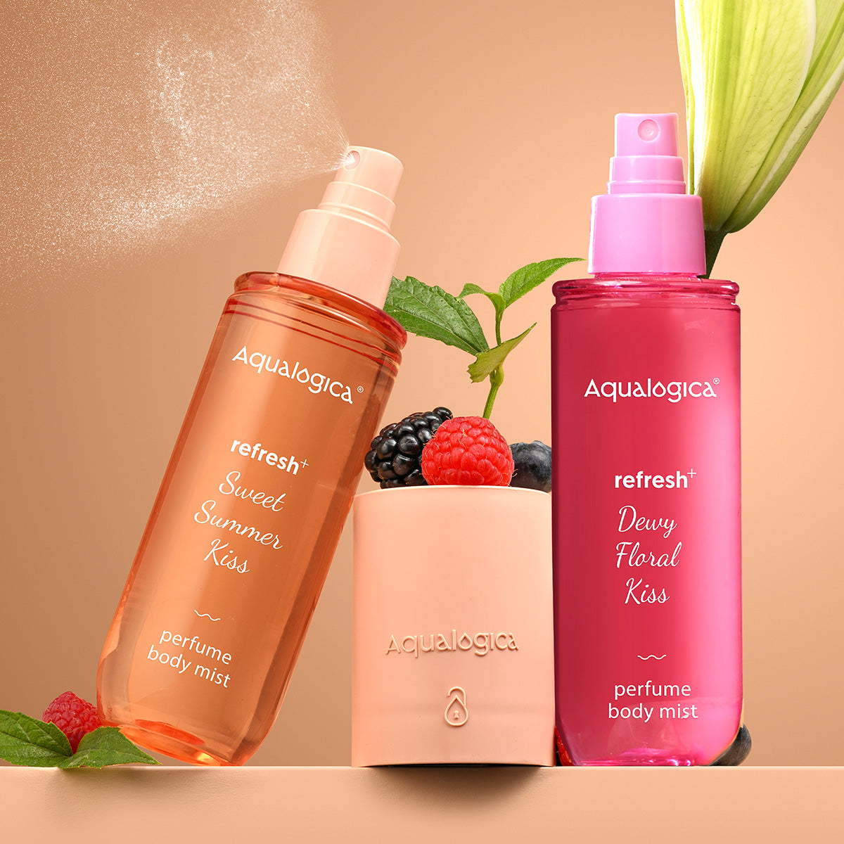 Aqualogica Refresh+ Floral & Fruity Body Mist Combo