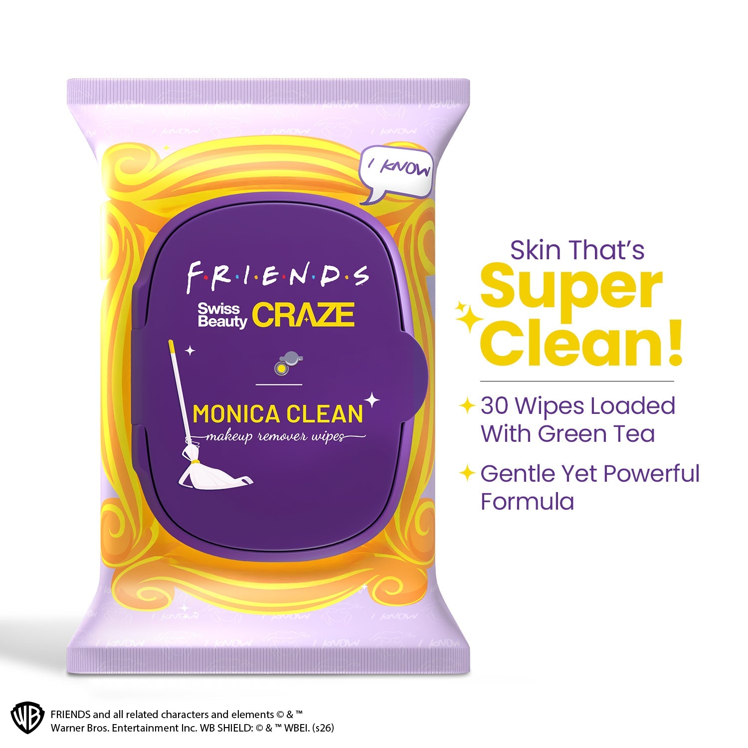 Swiss Beauty CRAZE Monica Clean Makeup Remover Wipes