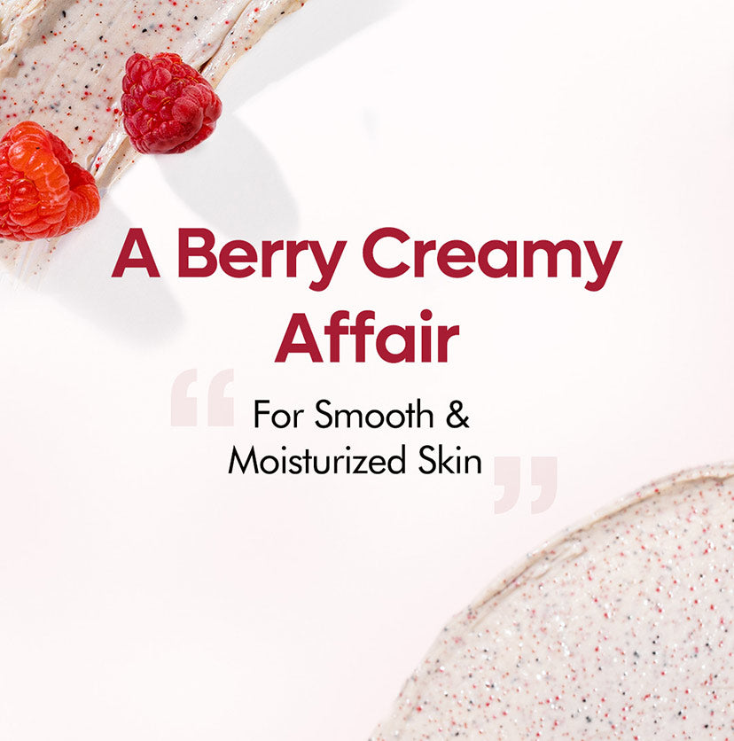 mCaffeine Moisturizing & Creamy Coffee Body Scrub With Berries - 200g