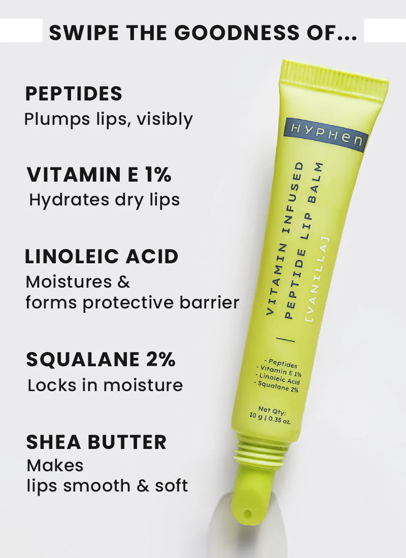 Hyphen Vitamin Infused Peptide Lip Balm - Vanilla