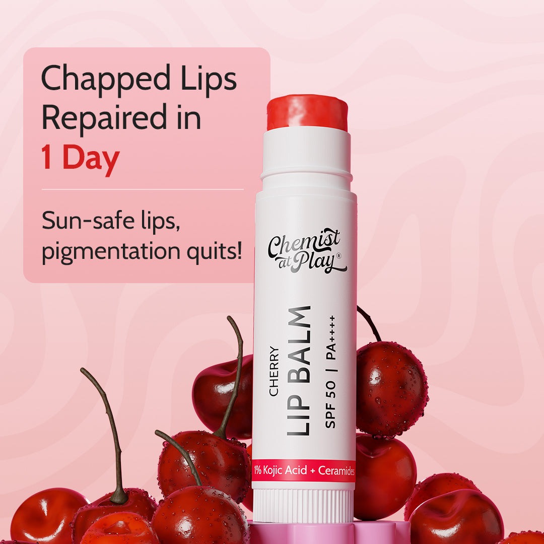 Chemist at Play Cherry Lip Balm SPF 50 PA++++ - 4.5g