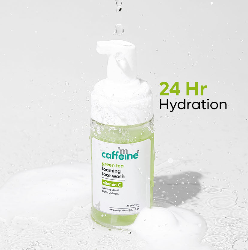 mCaffeine Green Tea & Vit C Foaming Face Wash - 110ml