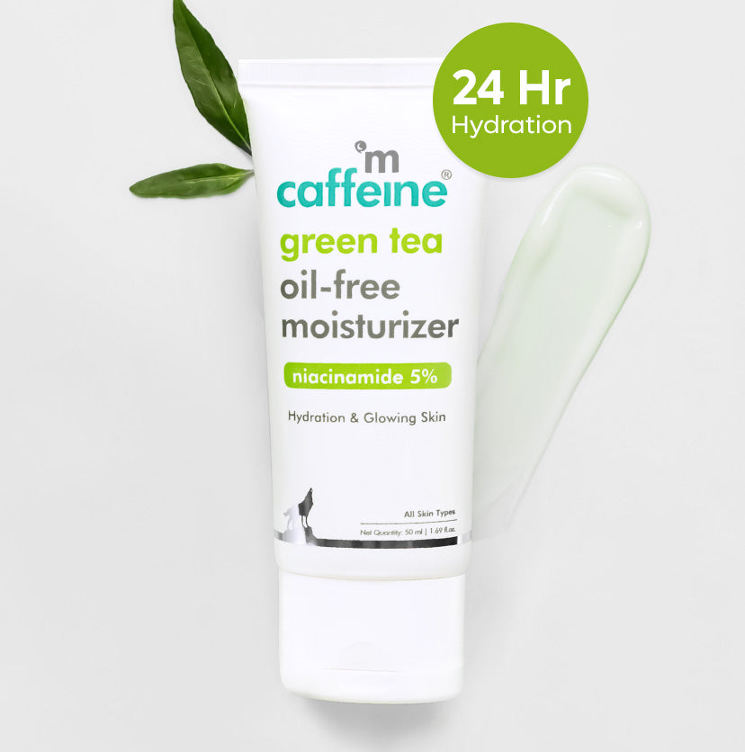 mCaffeine Green Tea Oil-Free Moisturizer With 5% Niacinamide
