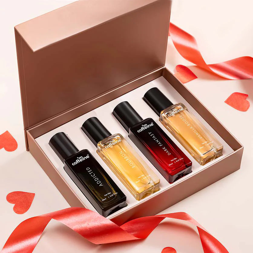 mCaffeine Unisex Perfume Gift Kit + Perfume Gift Set for Men (combo)