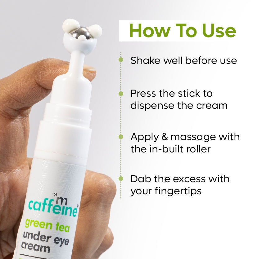 mCaffeine Green Tea Under Eye Cream With 3% Caffeine - 15ml