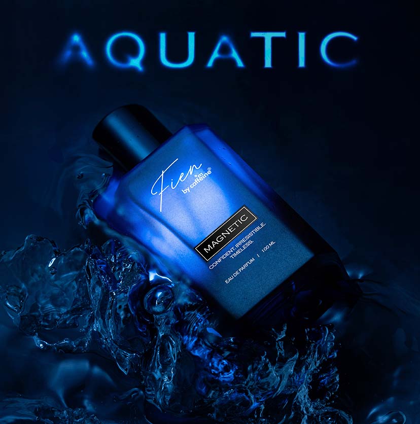 mCaffeine Fien Magnetic Perfume for Men - Aquatic