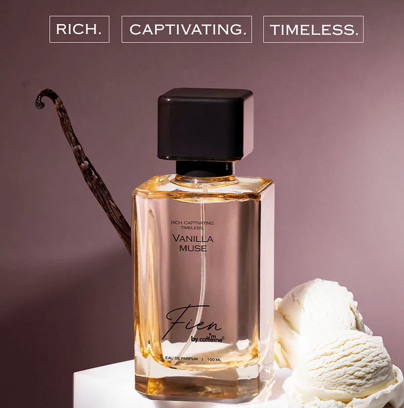 mCaffeine Vanilla Muse Perfume + Cherry Wine Perfume (combo)