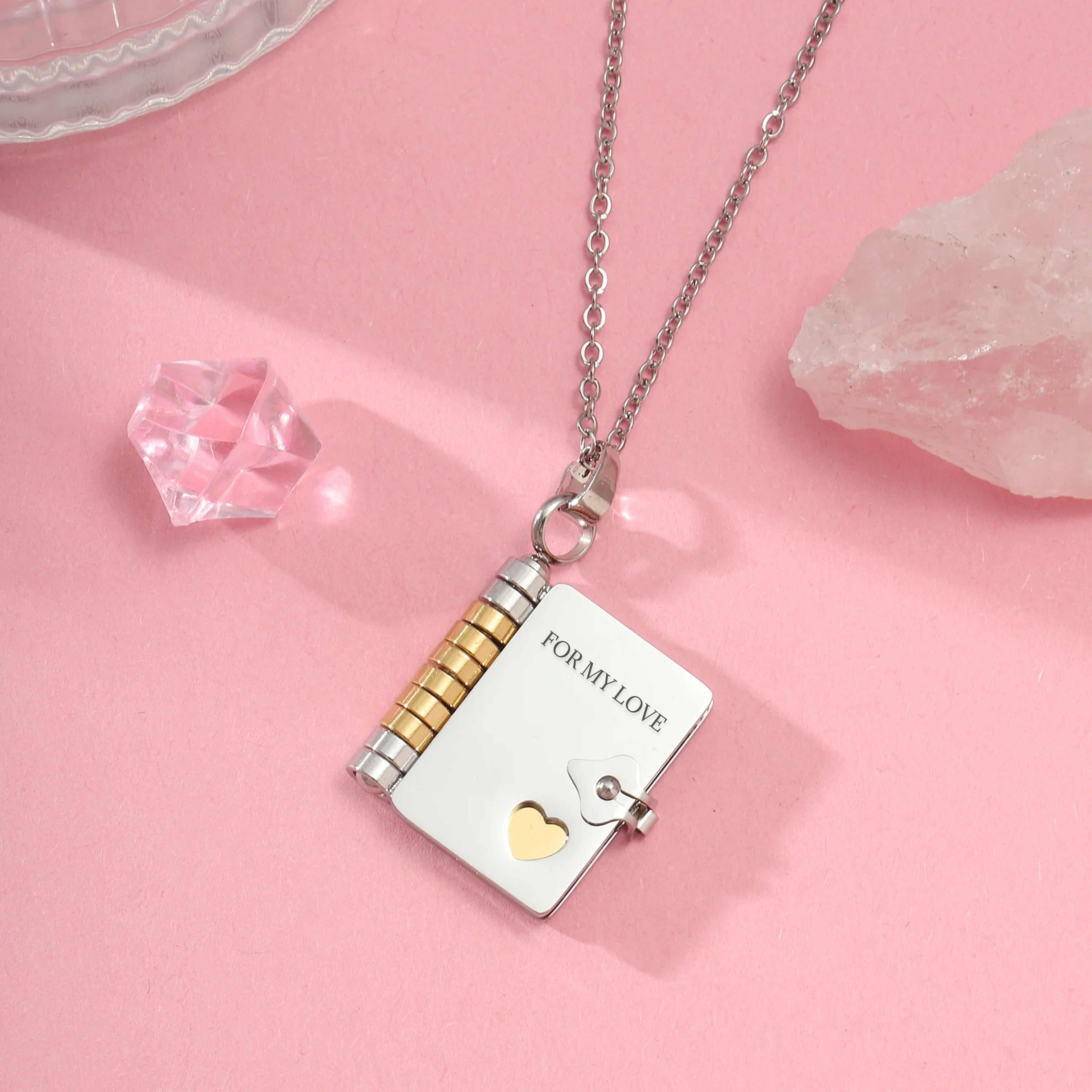 Salty Chapter of Love Silver Necklace