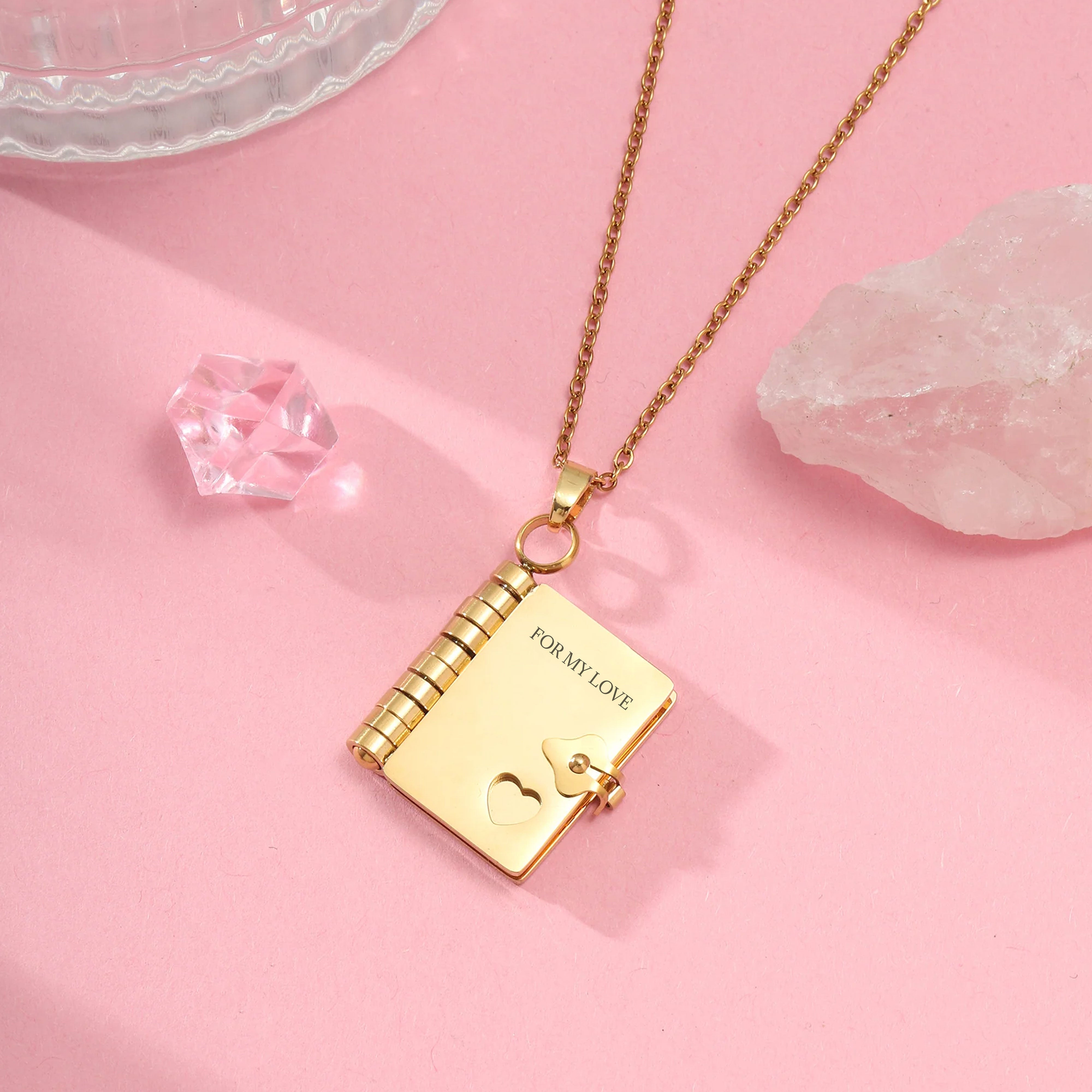 Salty Chapter of Love Gold Necklace