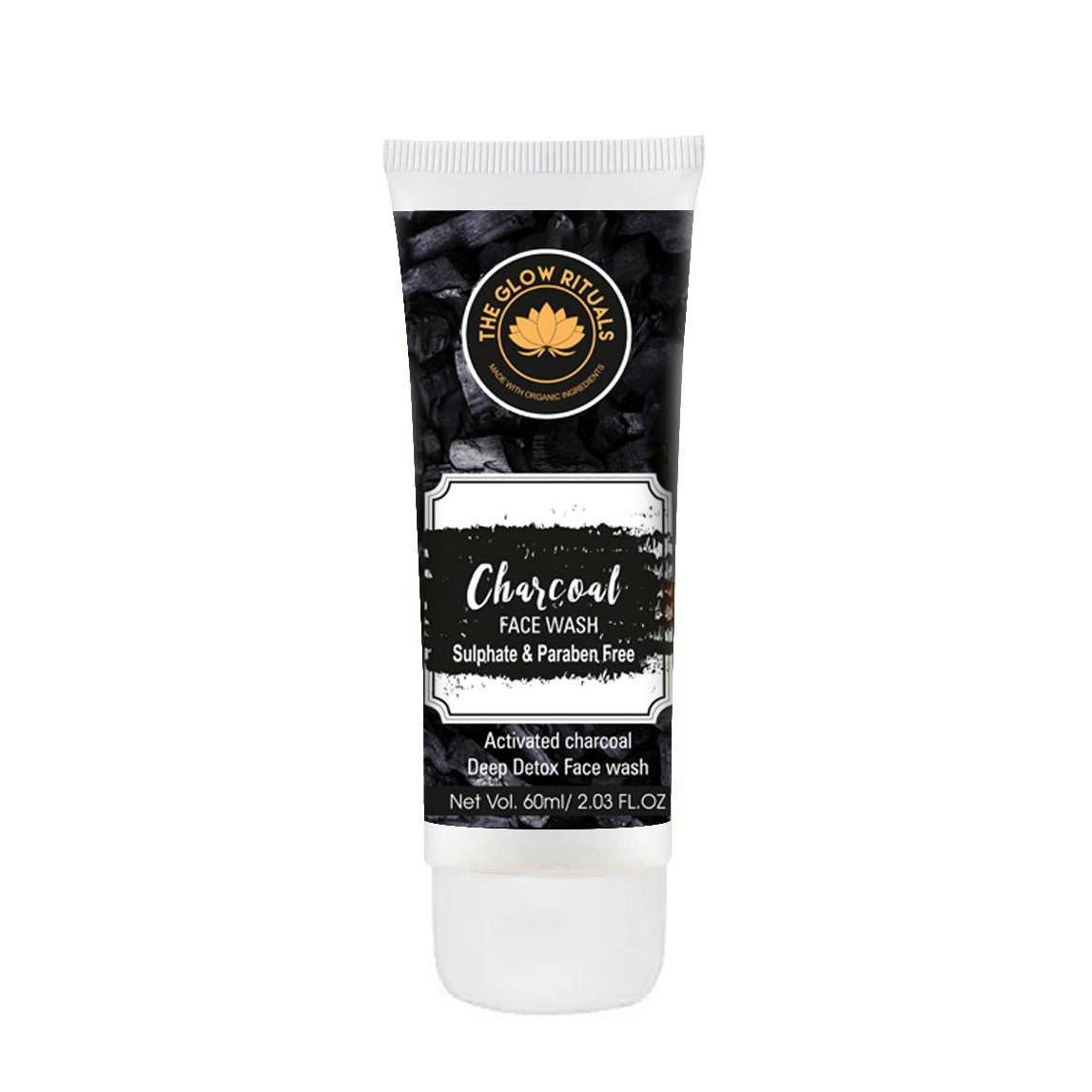 The glow rituals Charcoal Face Wash - 60g
