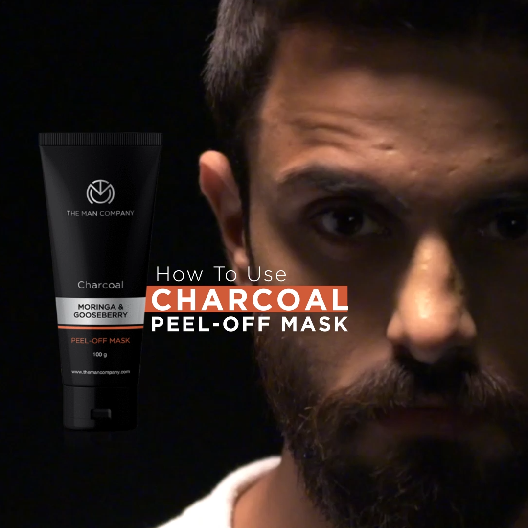 The Man Company Charcoal Peel Off Mask - 100g