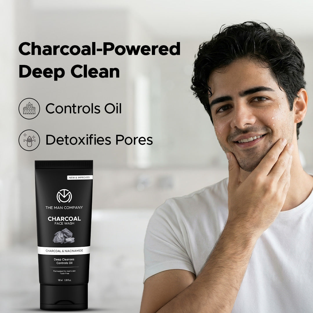 The Man Company Charcoal Face Wash for Men