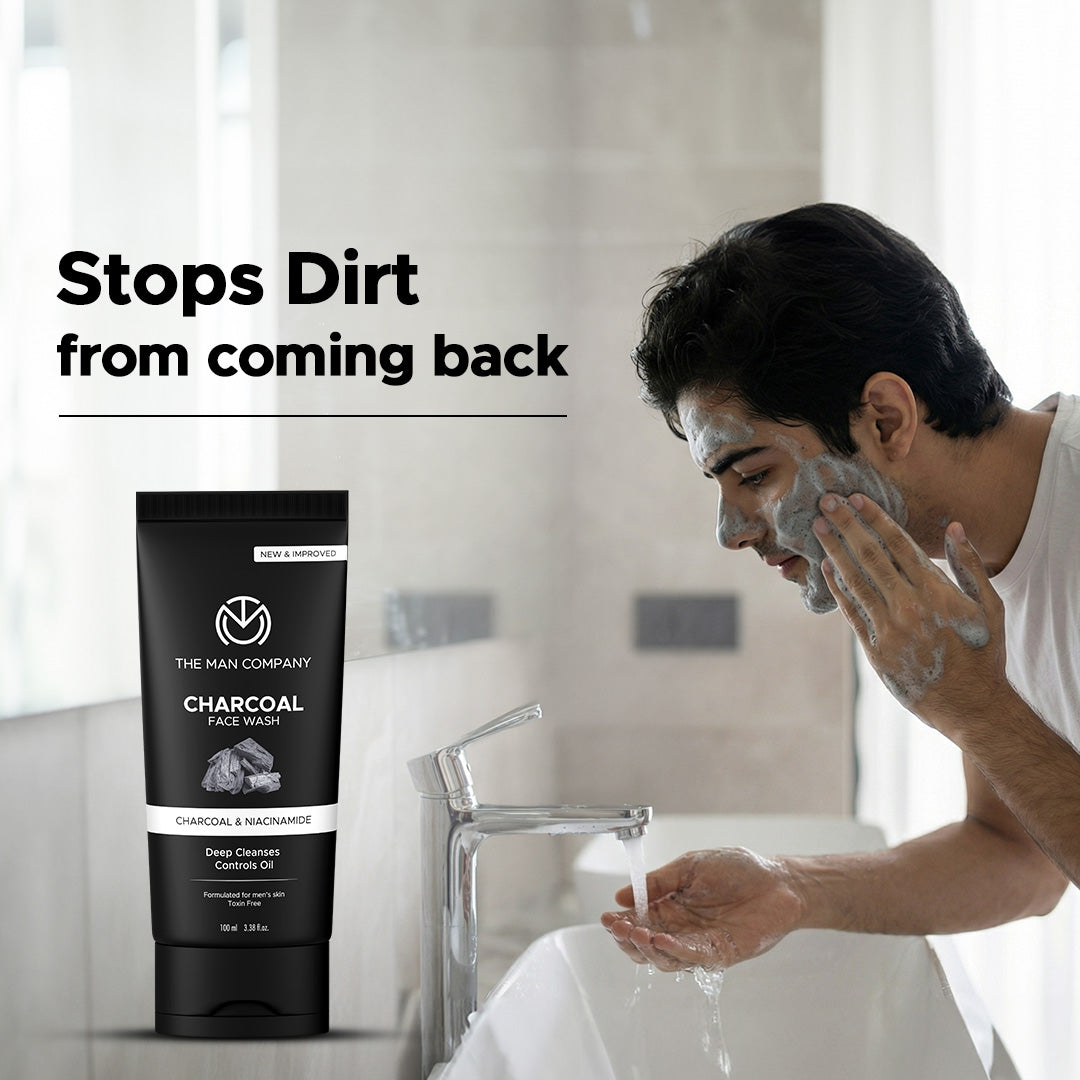 The Man Company Charcoal Face Wash for Men