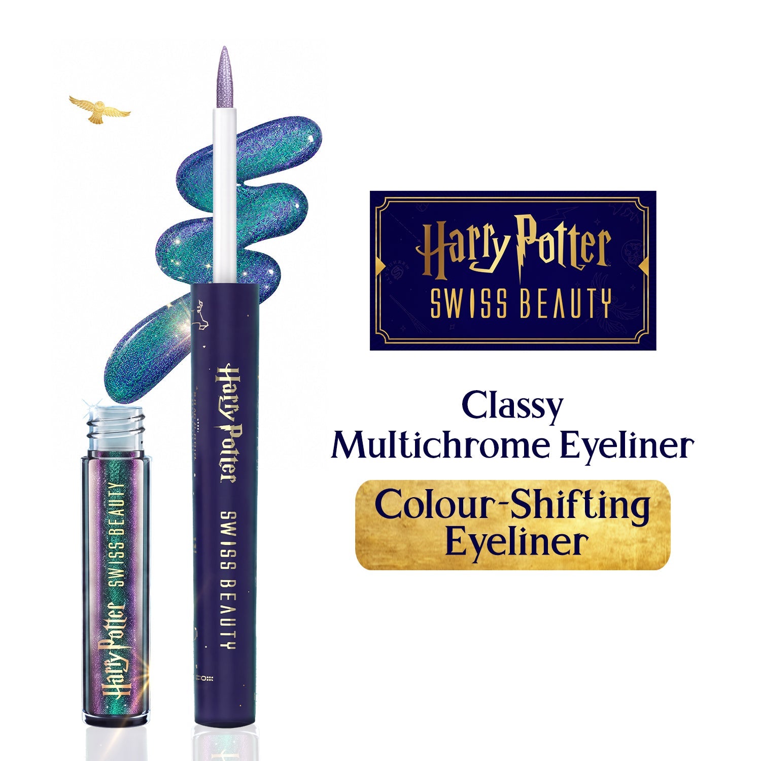 Swiss Beauty Herbology Green - Classy Multichrome Eyeliner - HP