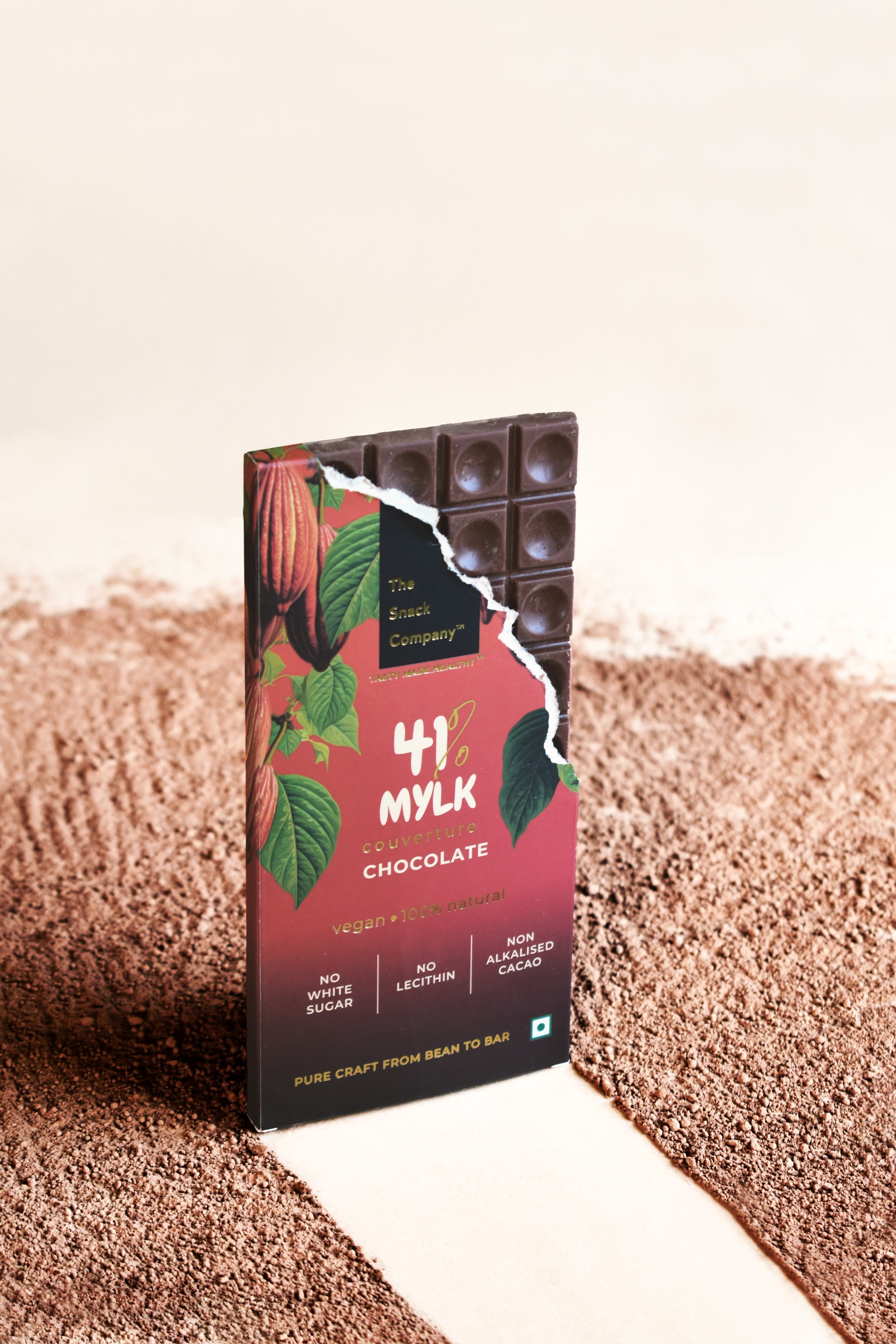 The Snack Company 41% MYLK Chocolate & 70% Dark Chocolate (60g each)