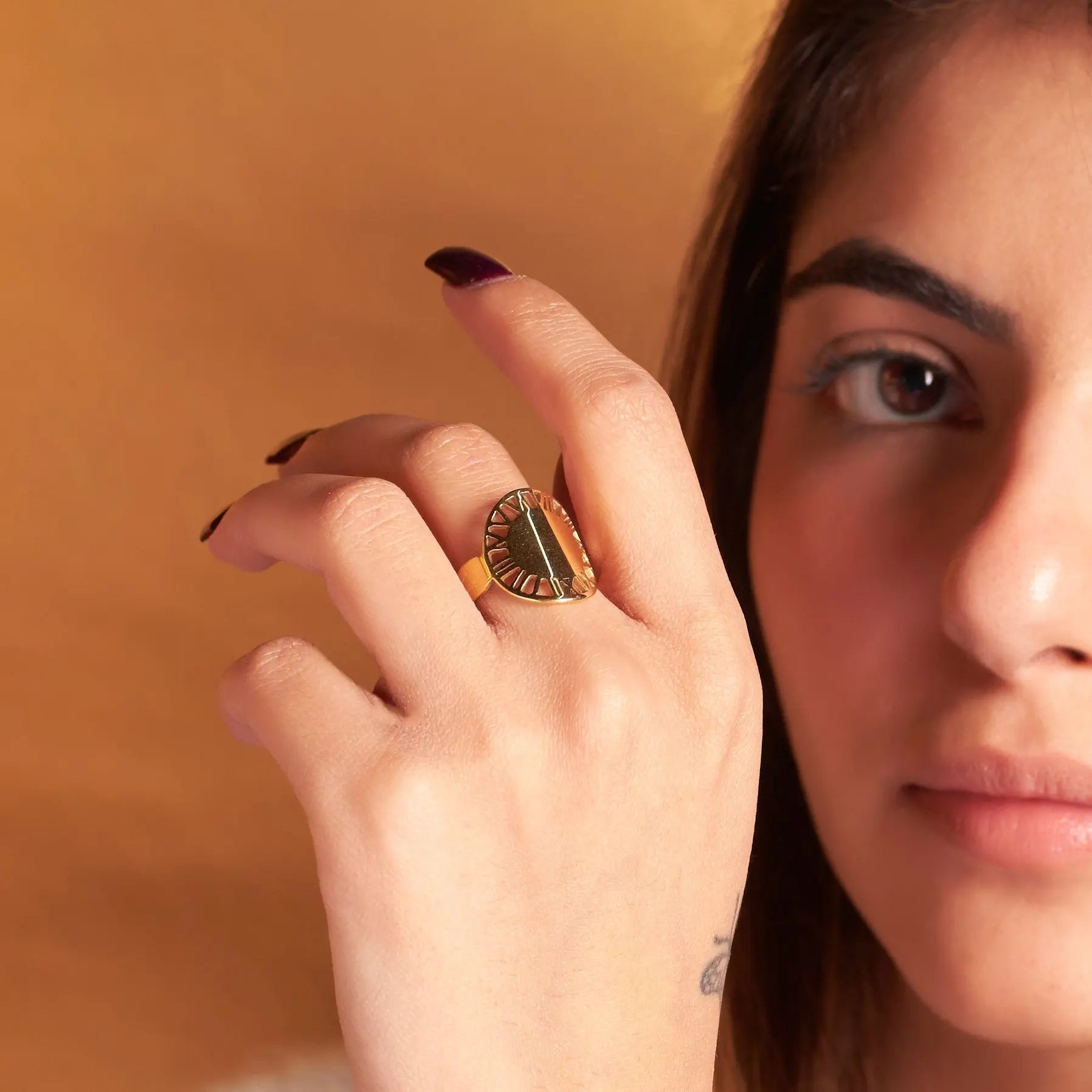 Salty Chunky Auric Ring