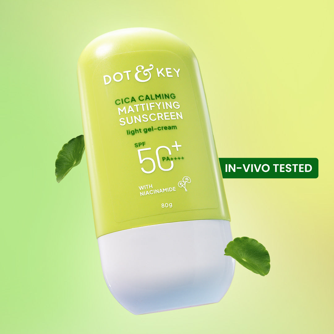 Dot & Key Cica + Niacinamide Sunscreen, In-Vivo Tested SPF 50+ PA++++ - 80g