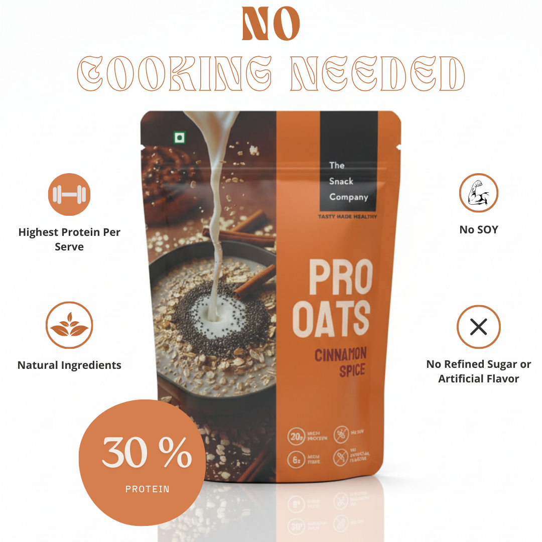 The Snack Company PRO OATS - Pack of 3 (60g)
