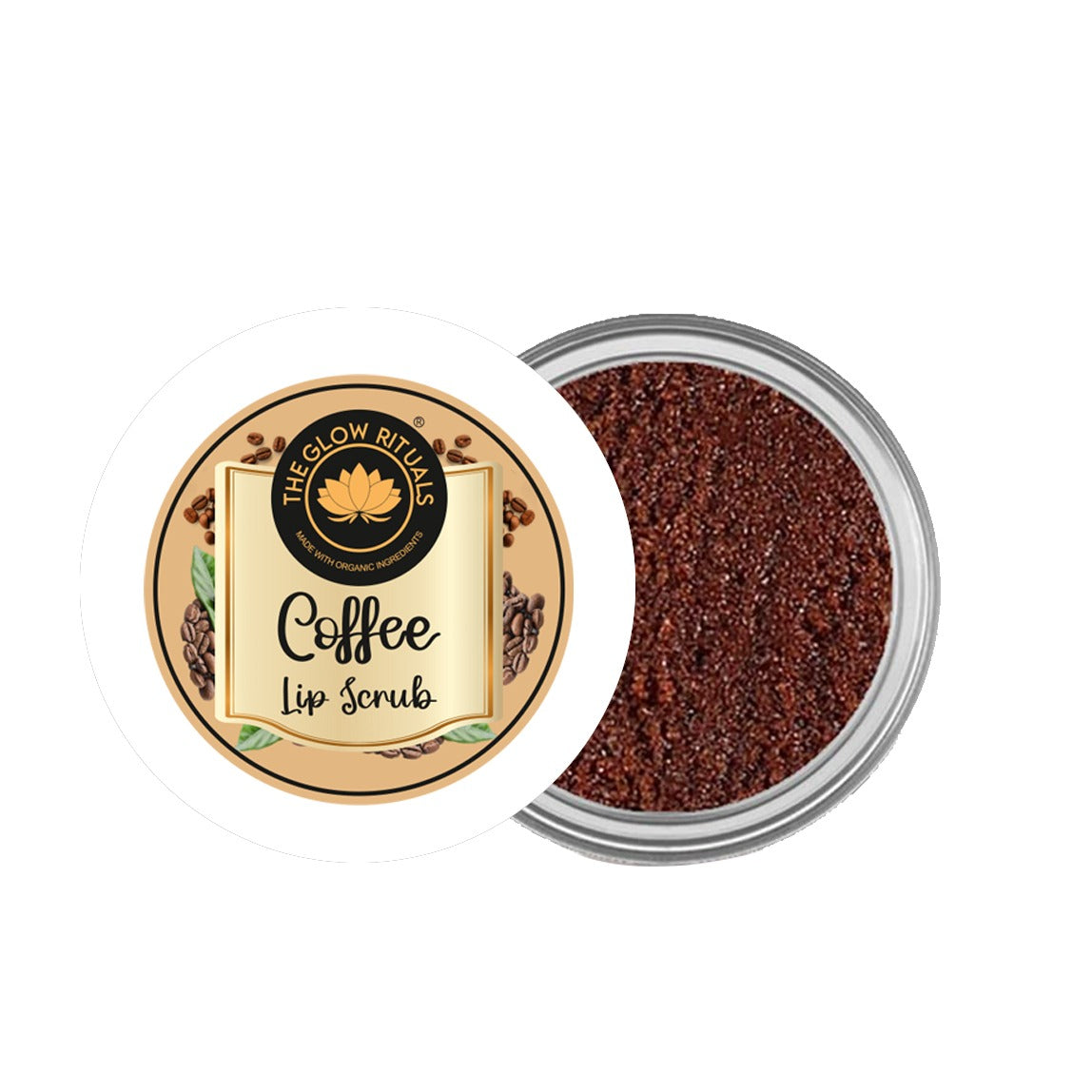 The glow rituals Coffee Lip Scrub - 8g