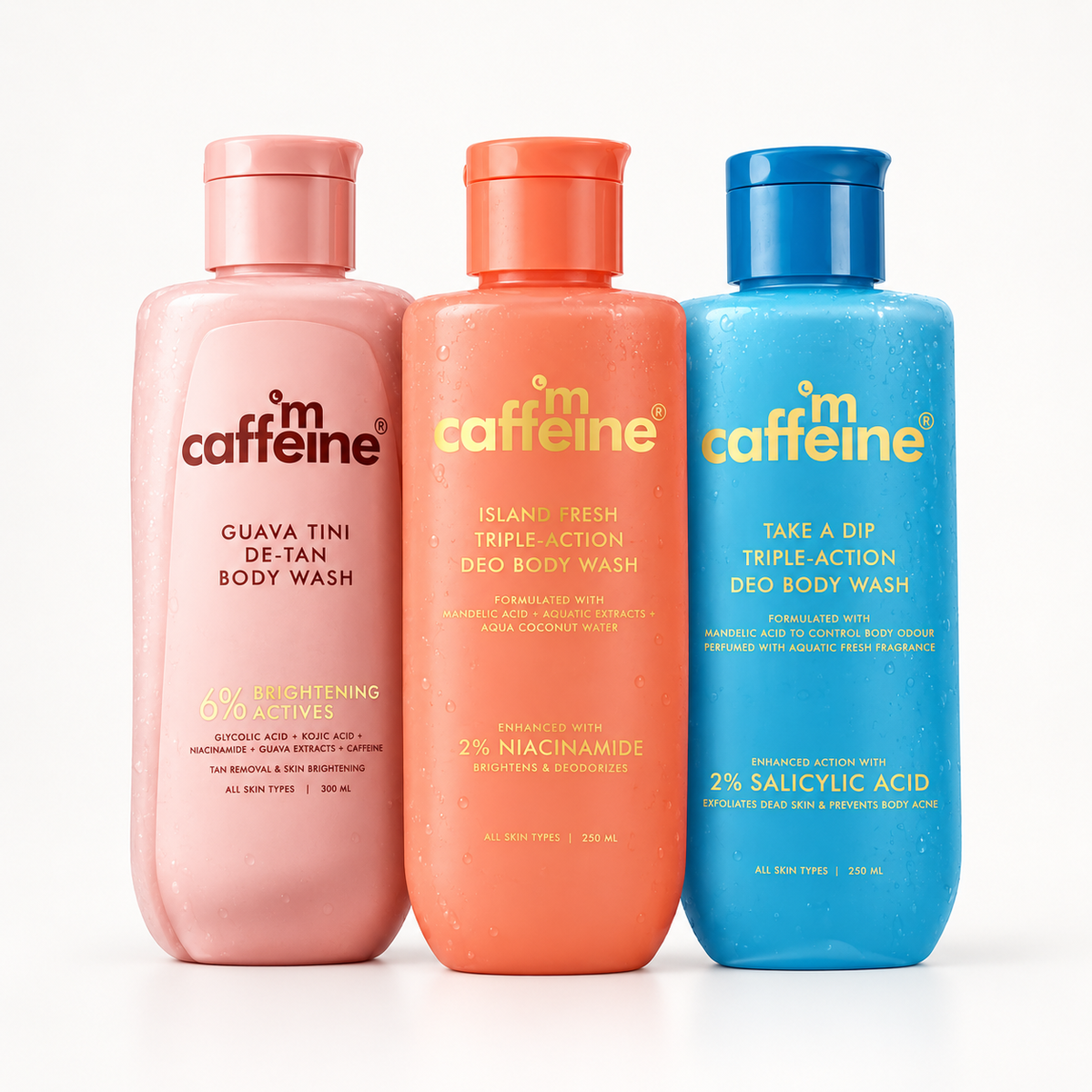 mCaffeine Ultimate Fresh & Bright Body Wash (combo)