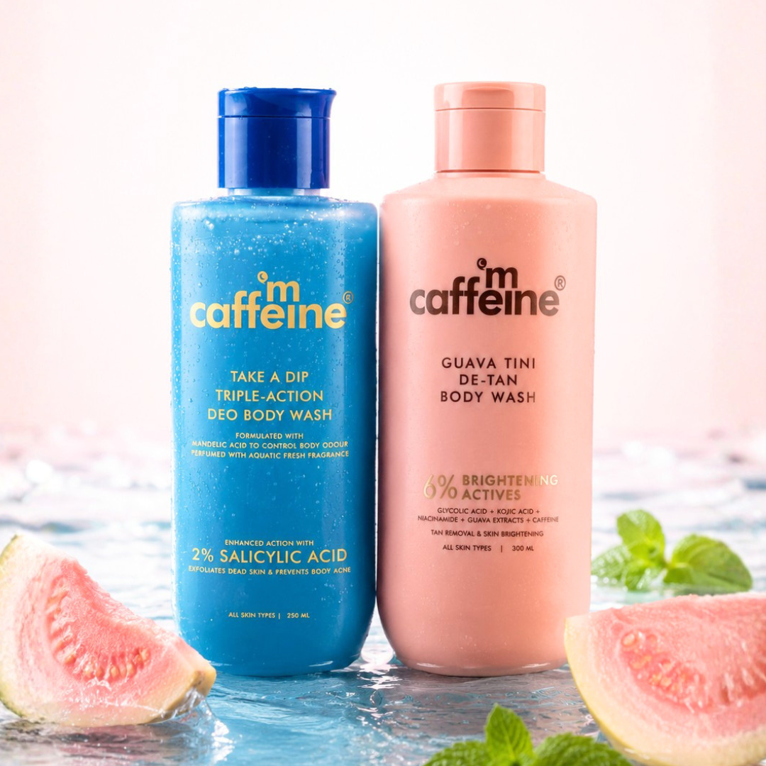 mCaffeine De-Tan Body Wash + Odour Control Body Wash (combo)