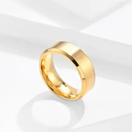 Salty Cool Dude Plain Golden Ring