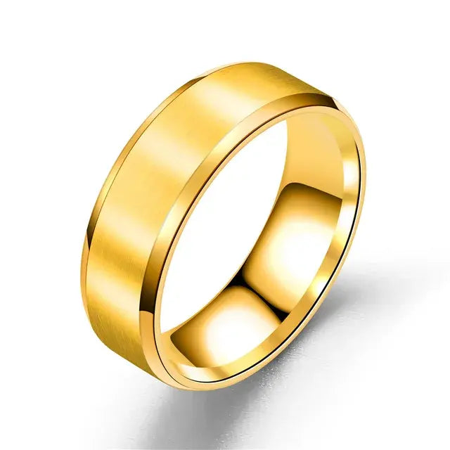 Salty Cool Dude Plain Golden Ring