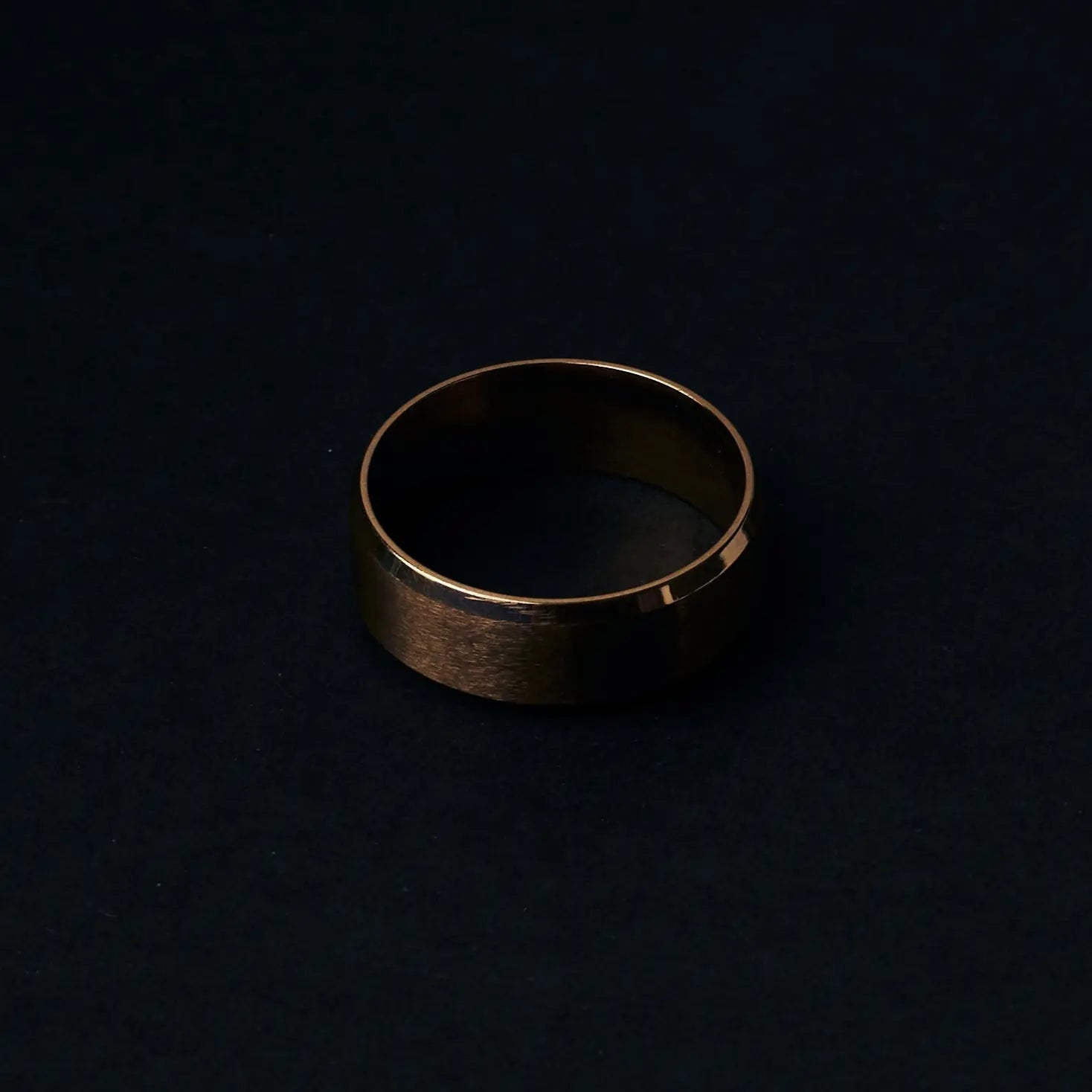 Salty Cool Dude Plain Golden Ring