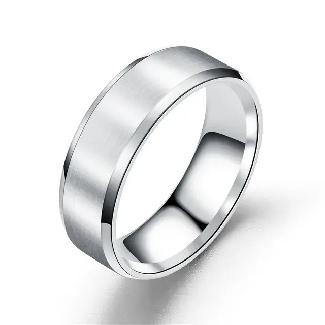 Salty Cool Dude Plain Silver Ring