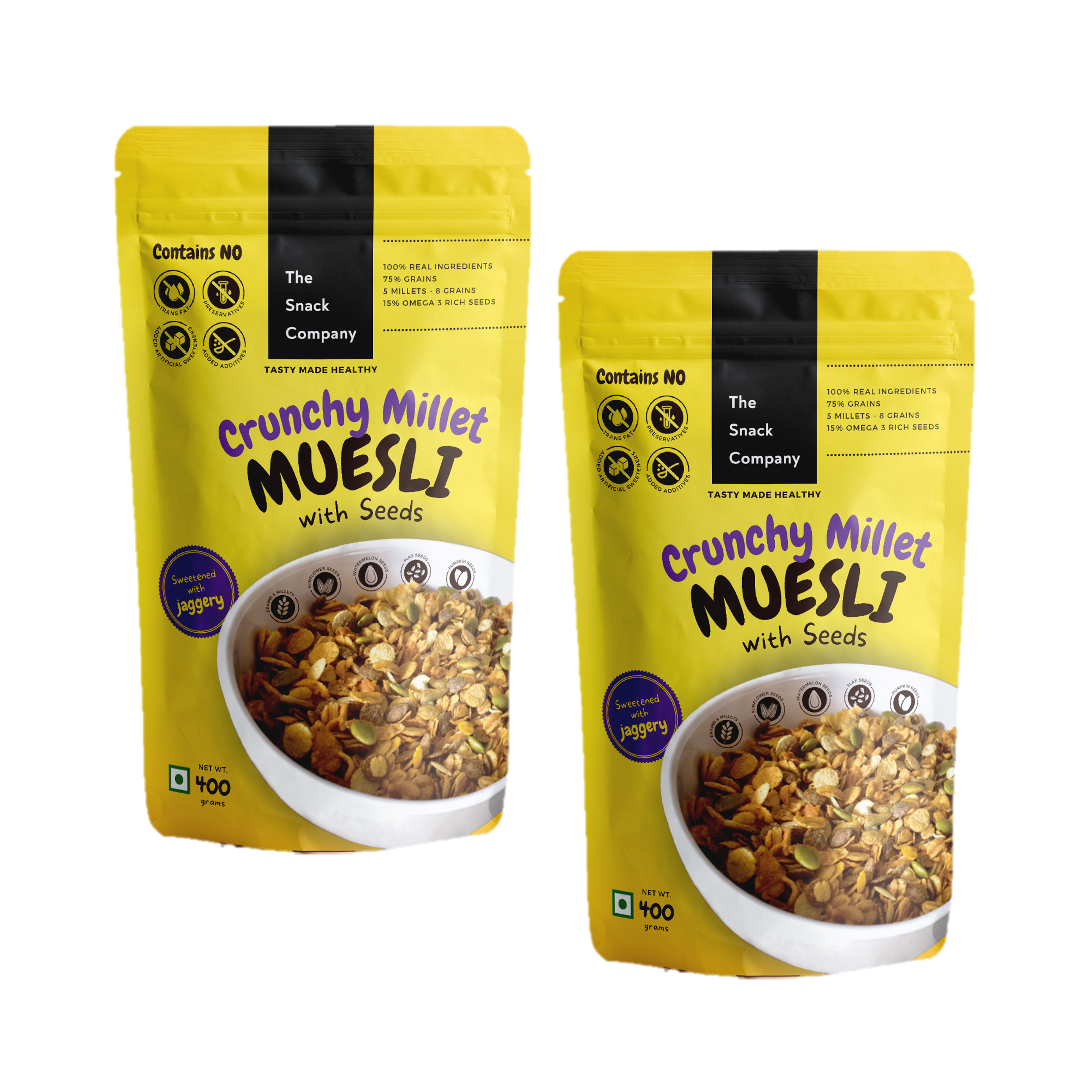 The Snack Company Crunchy Millet Muesli with Seeds