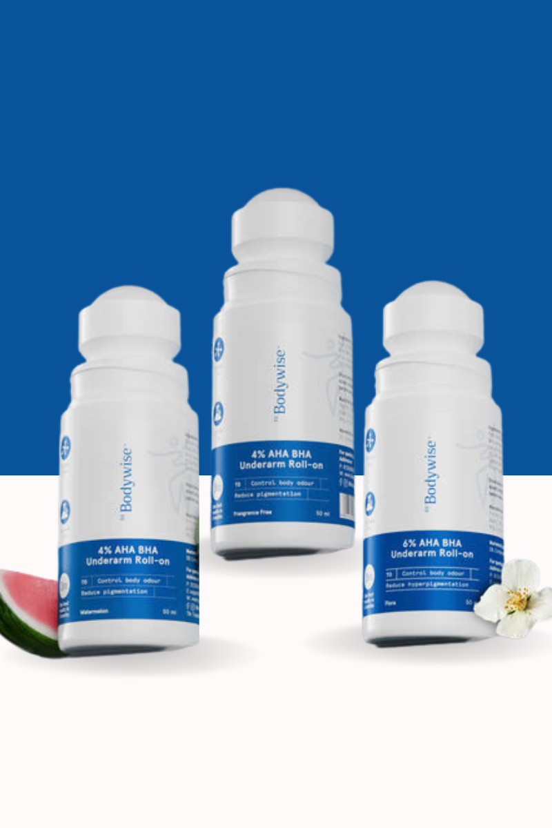 Be Bodywise Roll ons kit - Flora + Watermelon + No Fragrance