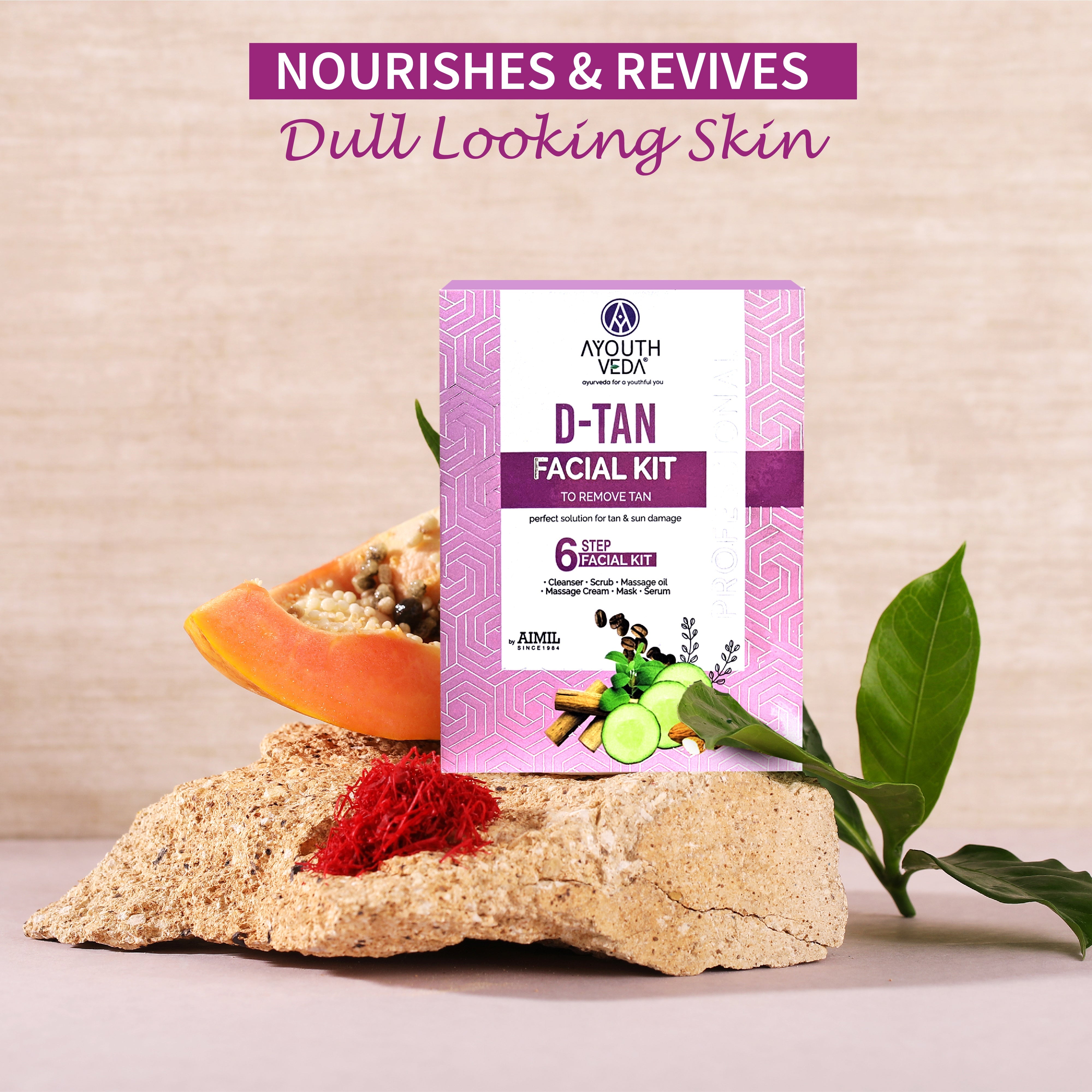 Ayouthveda D-Tan Facial Sachet Kit
