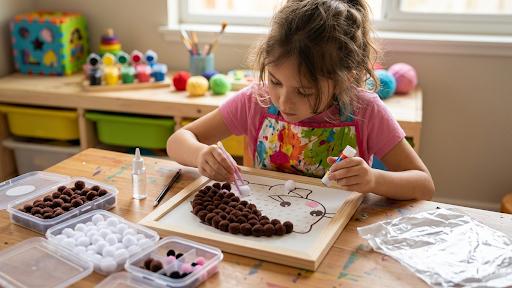 Dimorra Pom Pom Art Kit - Rabbit