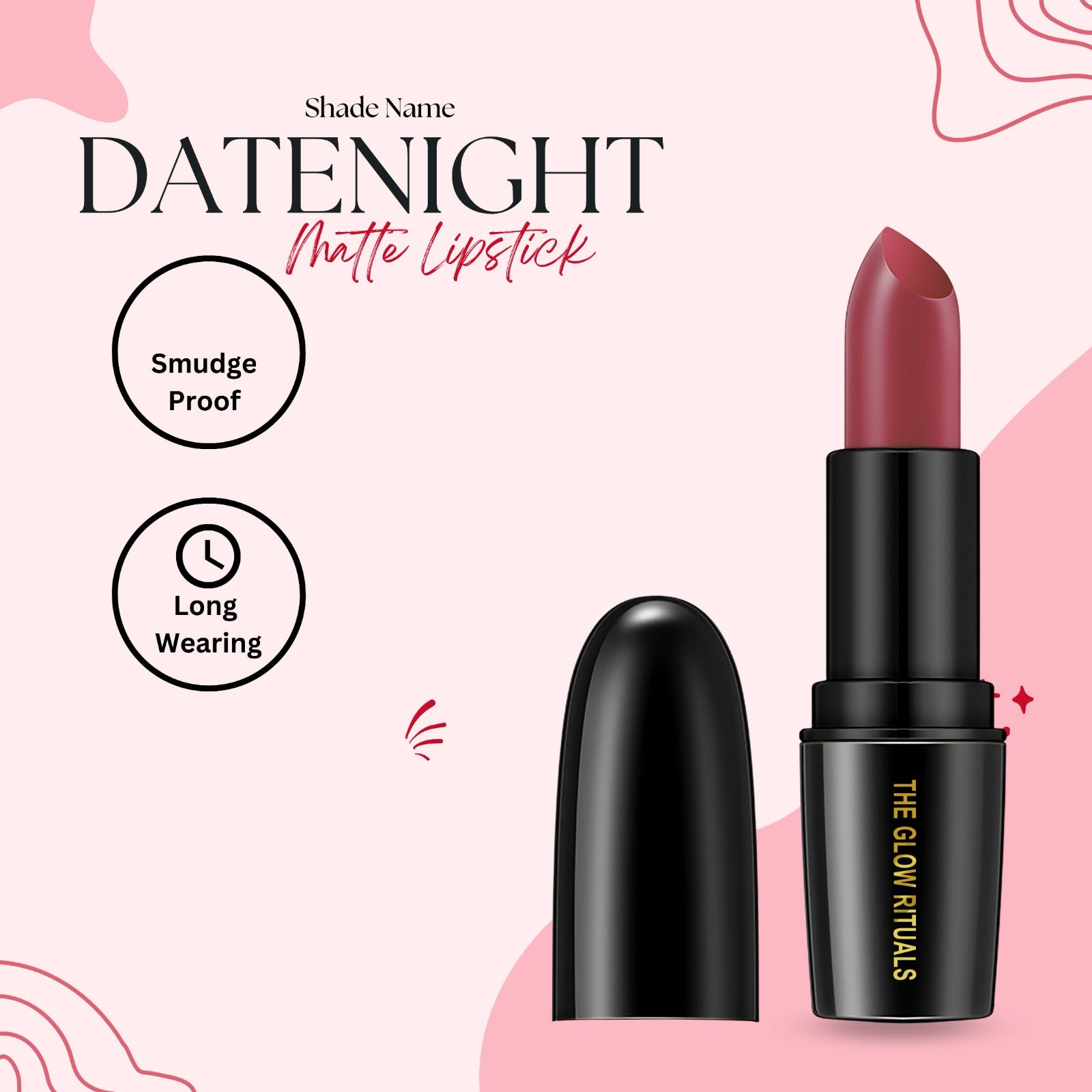 The glow rituals Date Night Lipsticks - 4g