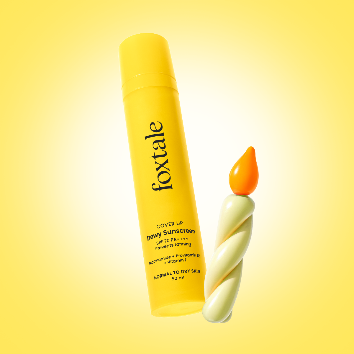 Foxtale SPF 70 Dewy Finish Sunscreen for Dry Skin