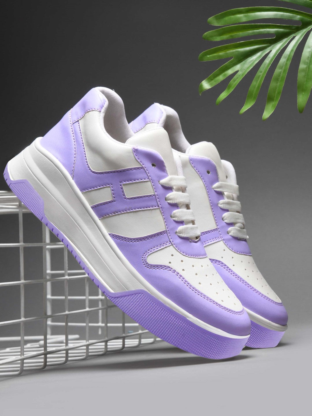 JM Looks Sneakers with Bold Design & Elevated Sole for Women