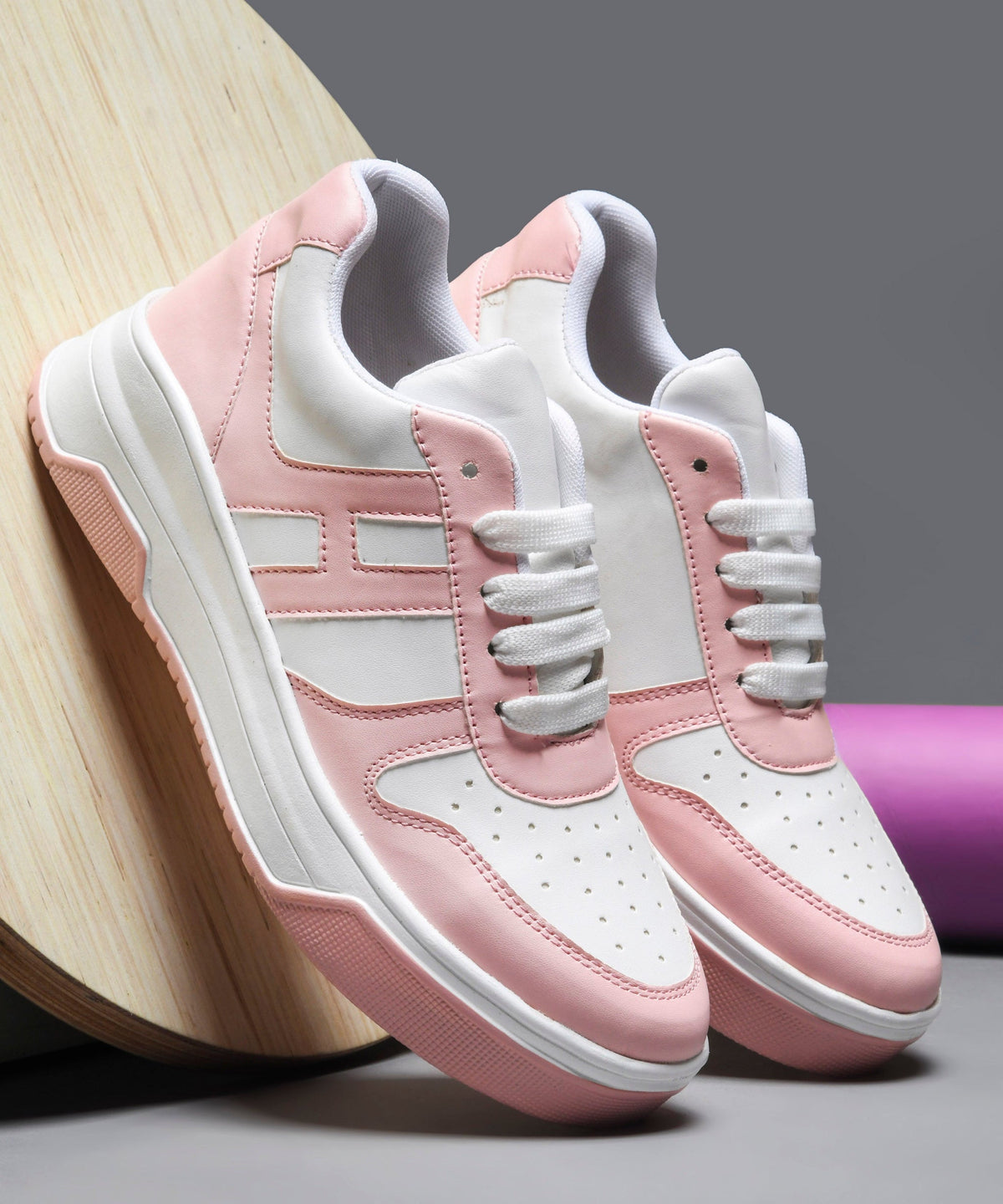 JM Looks Sneakers with Bold Design & Elevated Sole for Women