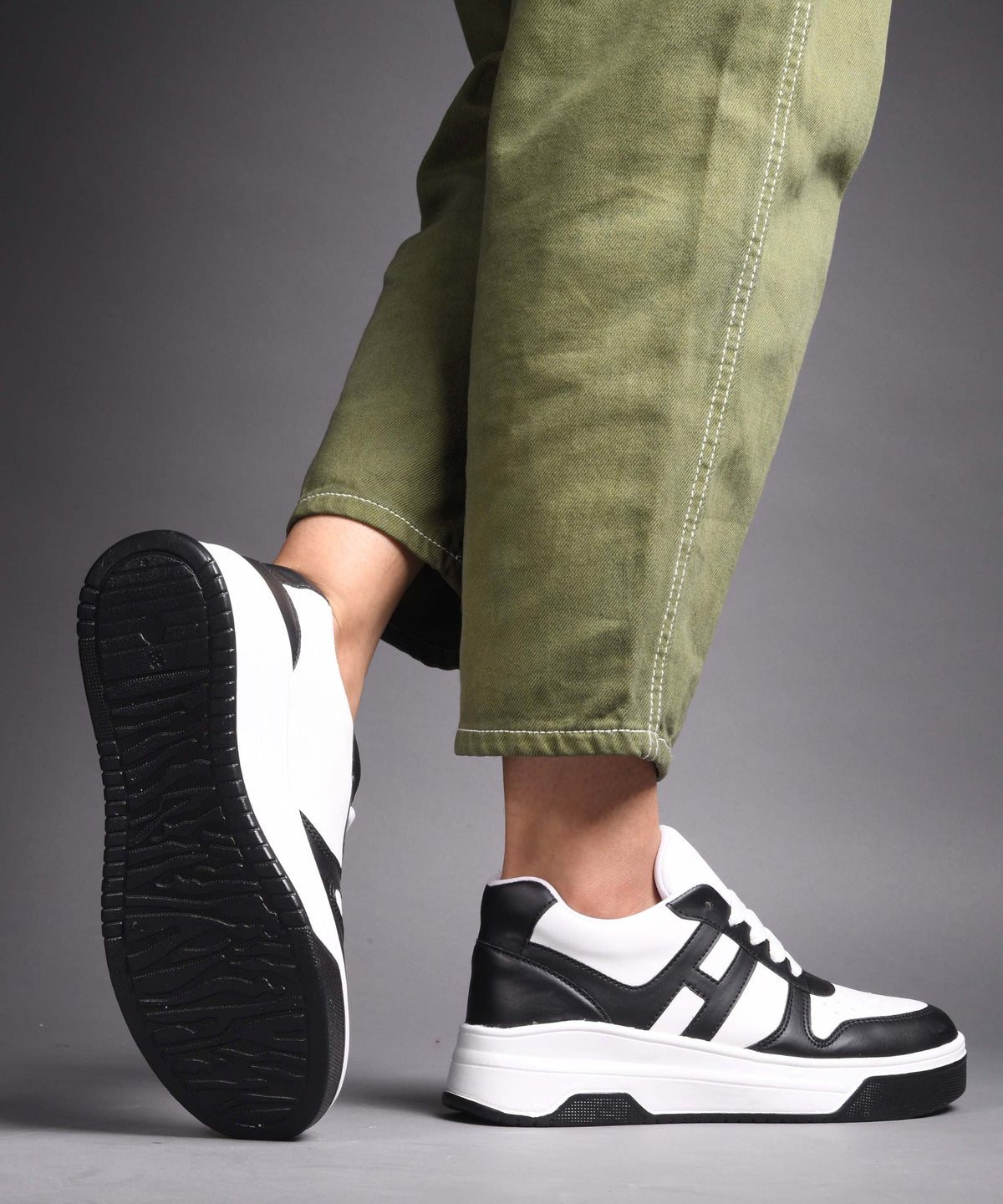 JM Looks Sneakers with Bold Design & Elevated Sole for Women