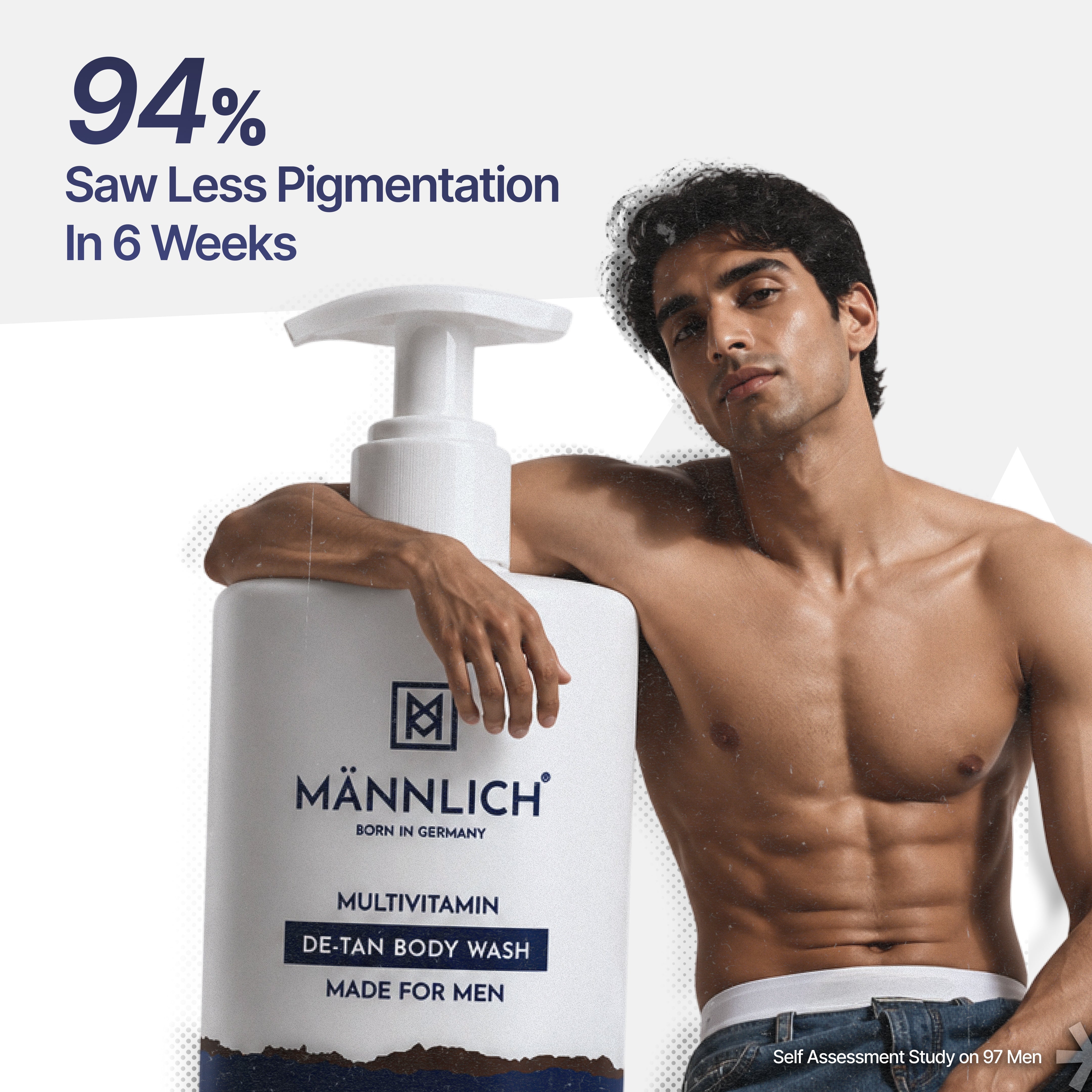 Mannlich Multivitamin Bacne Clear Body Wash & De-Tan Body Wash