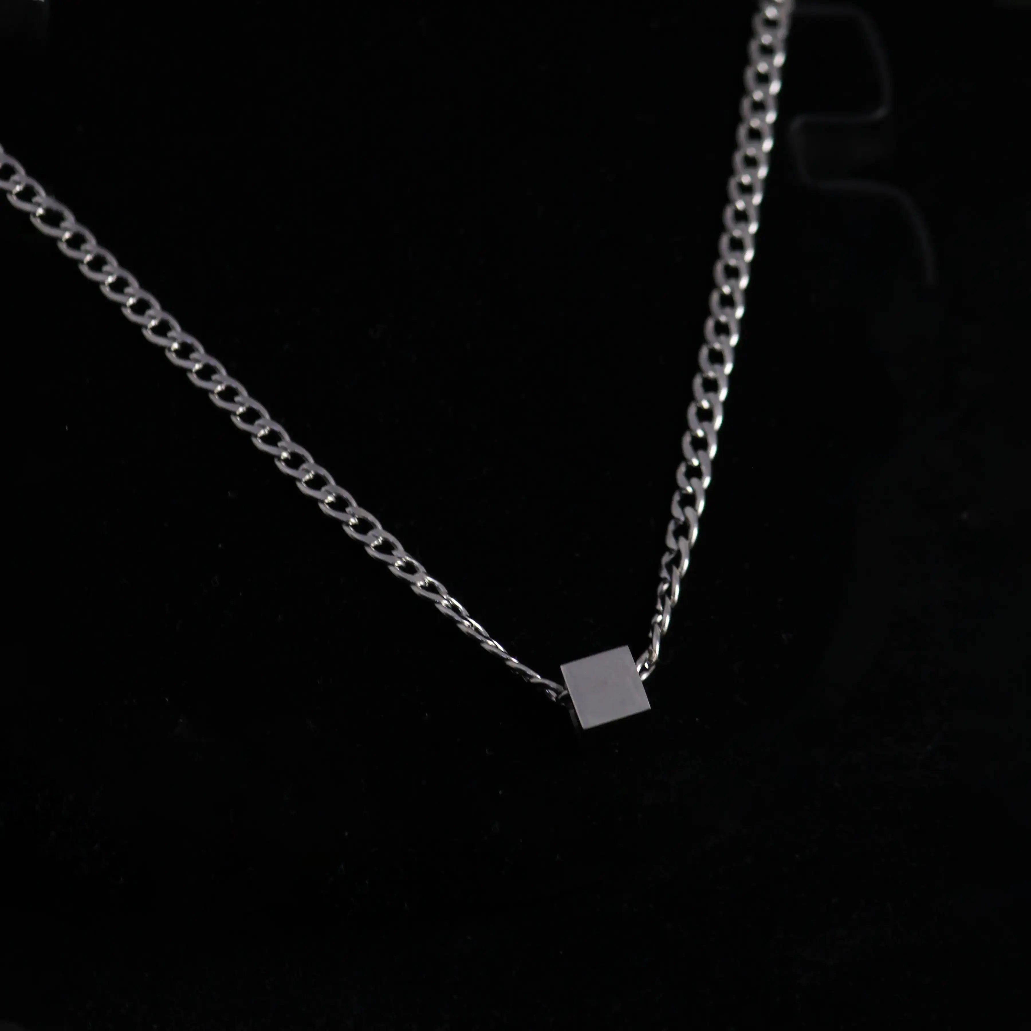 Salty Demeter Cubic Silver Metal Chain