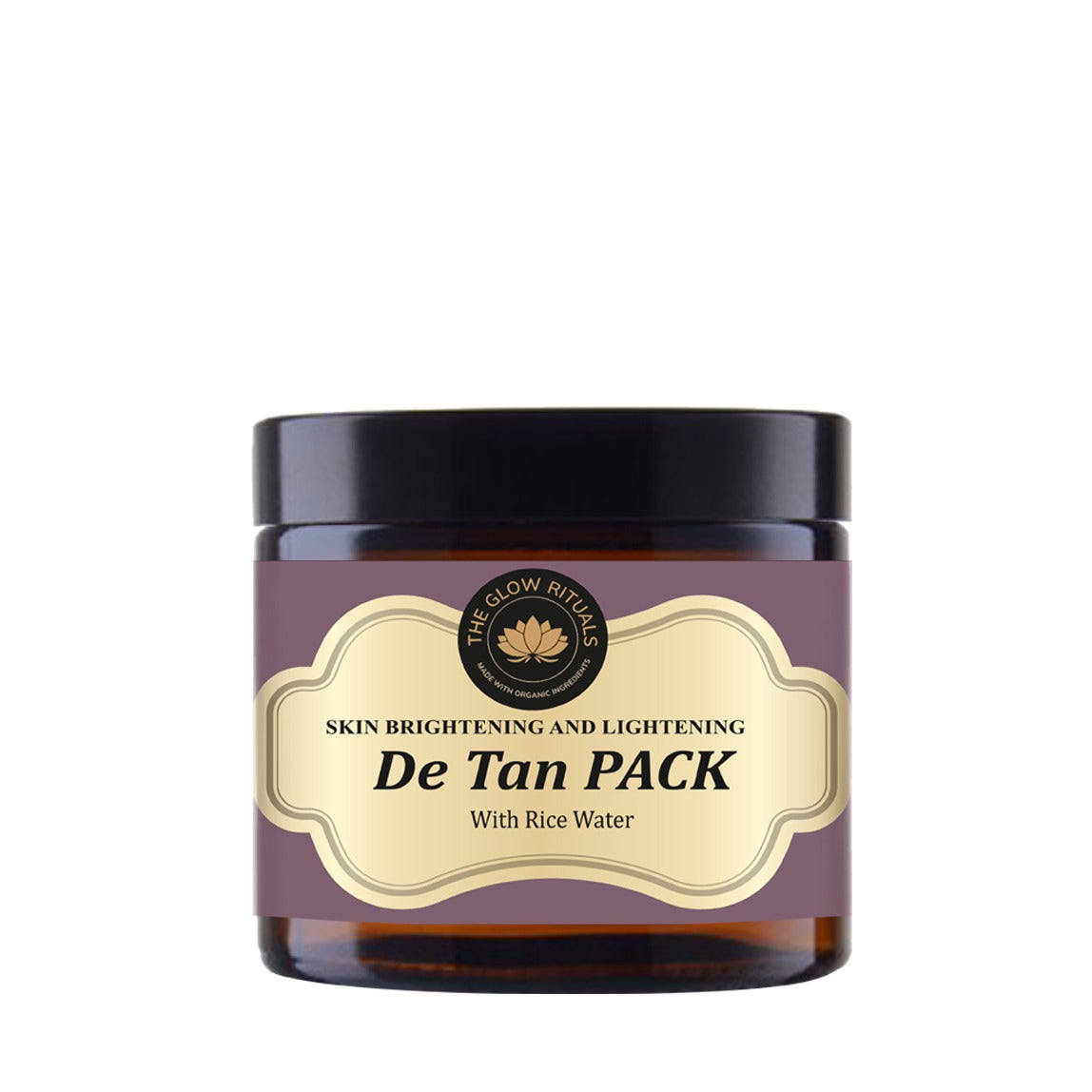 The Glow Rituals Skin Brightening & Lightening Detan Pack - 100g