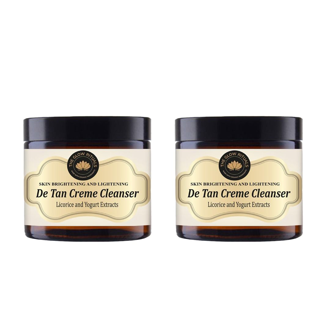 The Glow Rituals Skin Brightening & Lightening Detan Cleanser - 100g (Pack Of 2)