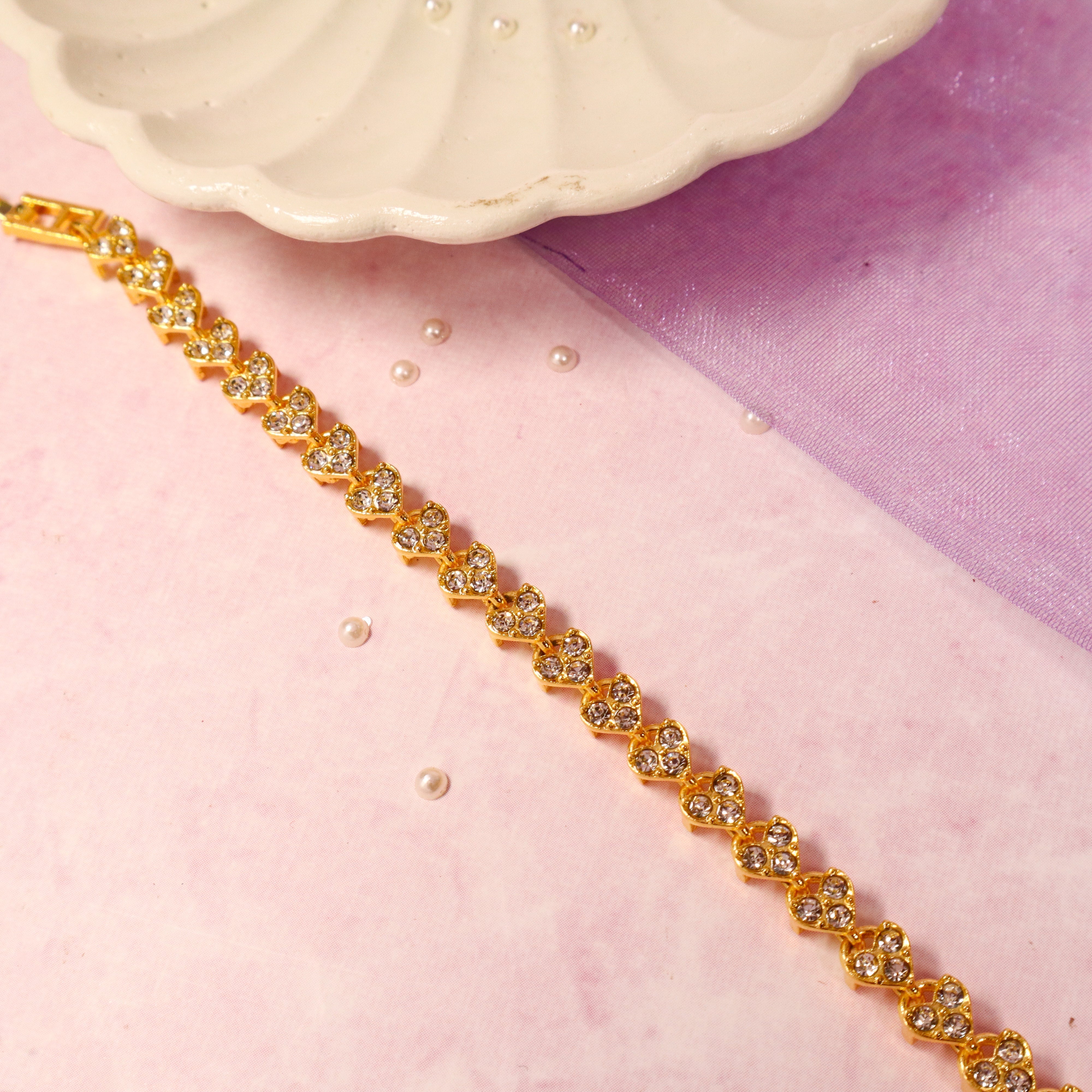 Salty Diamond Enchantment Gold Bracelet