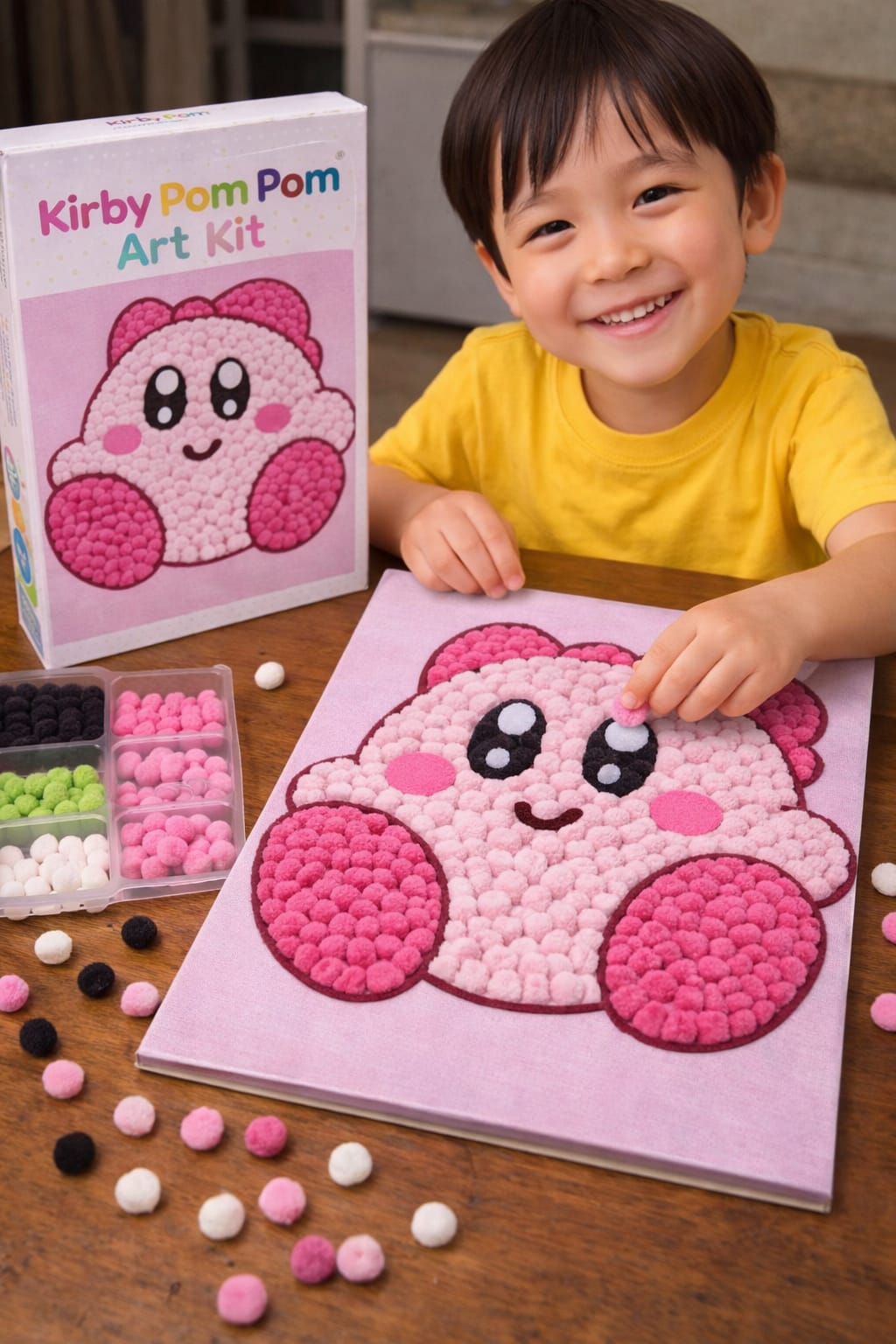 Dimorra Pom Pom Art Kit - Kirby