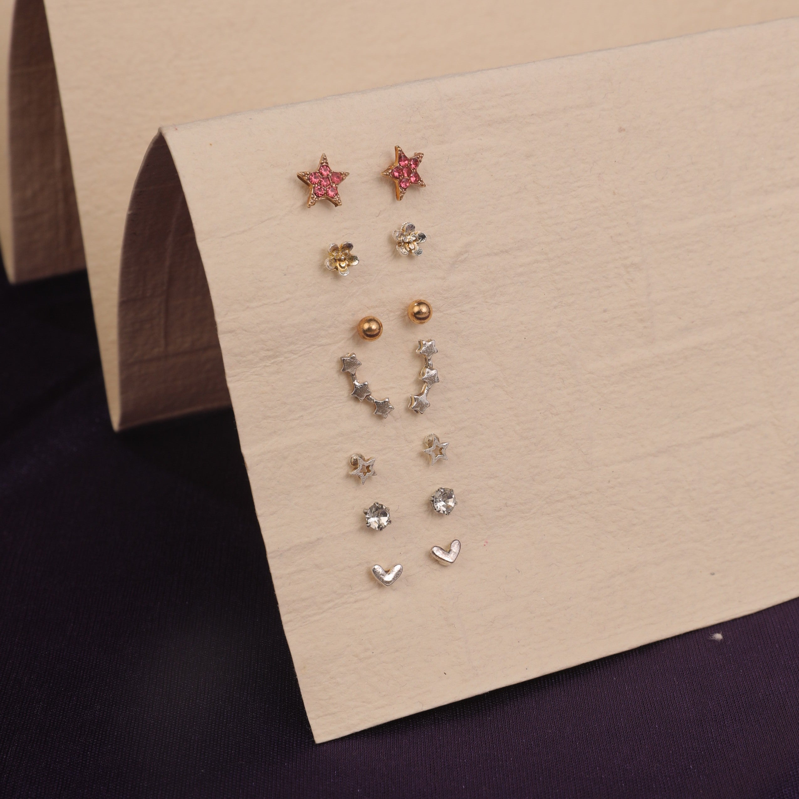Salty "Starry" Weekly 7 Stud Earrings Set
