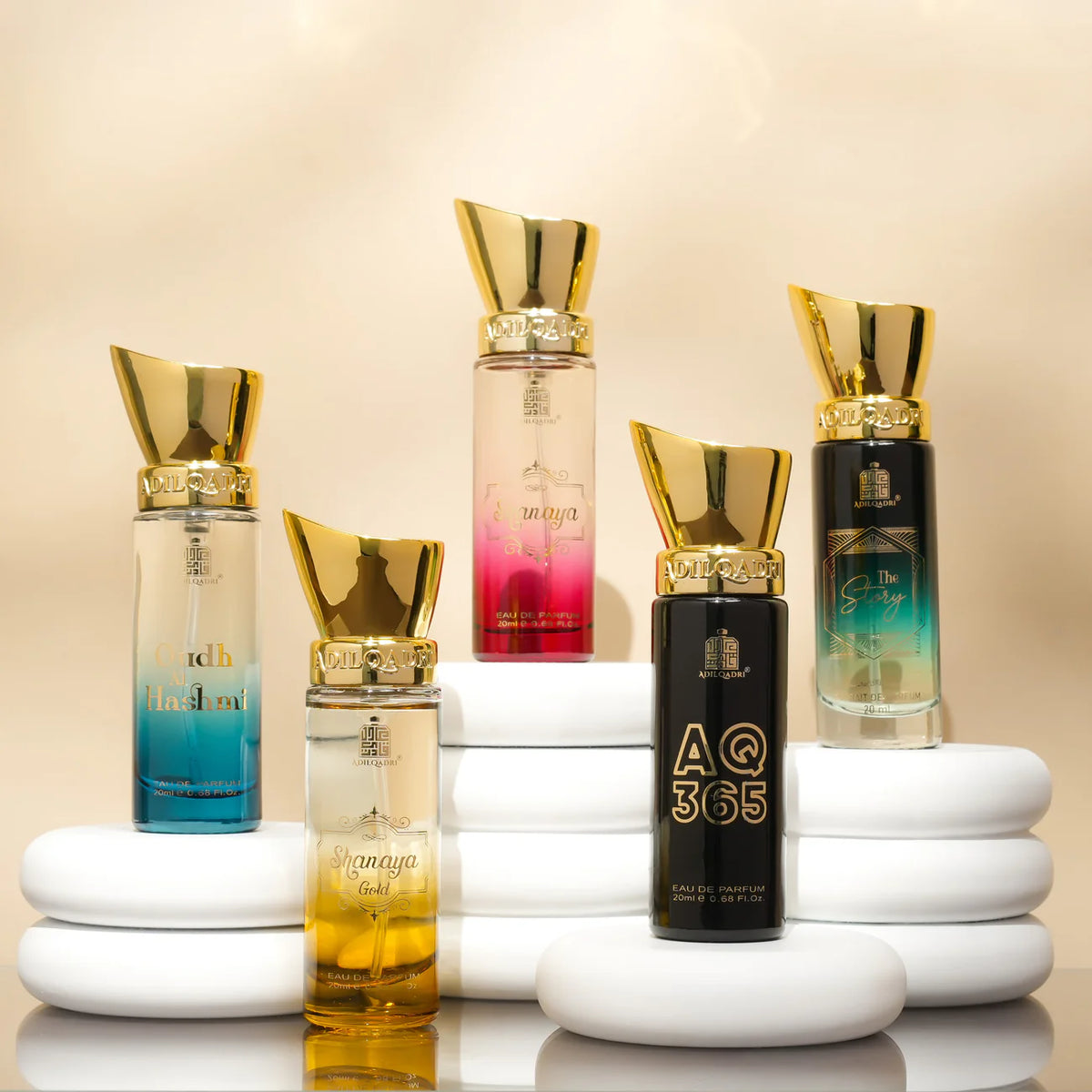 AdilQadri Luxury Gift Set 5 Pcs Premium Perfume Spray