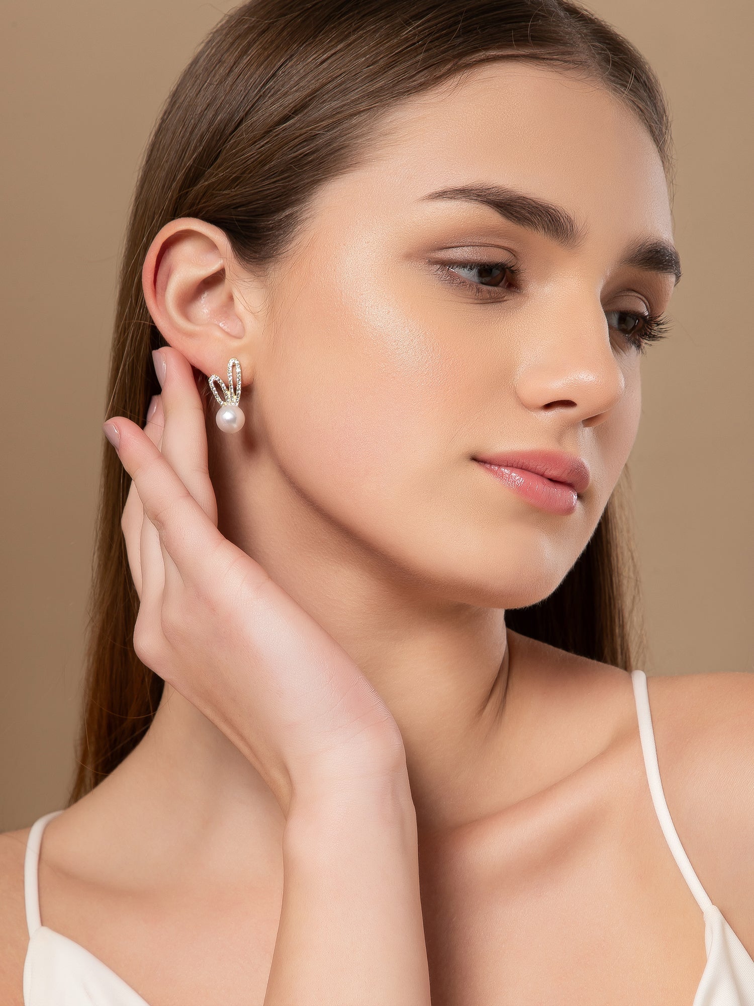 Salty FairyFrost Pearl Earrings